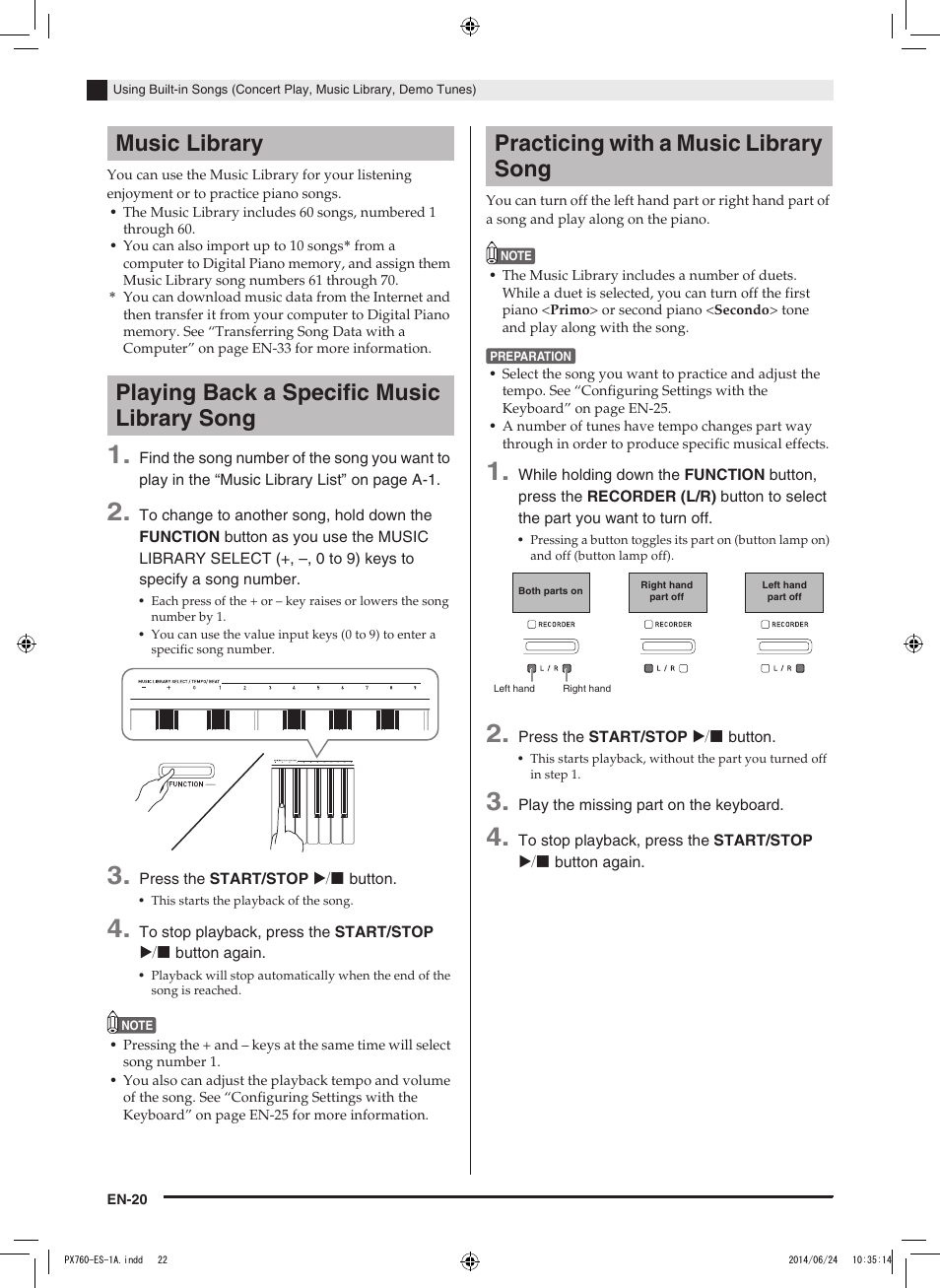 Casio PX-760 User Manual | Page 22 / 50
