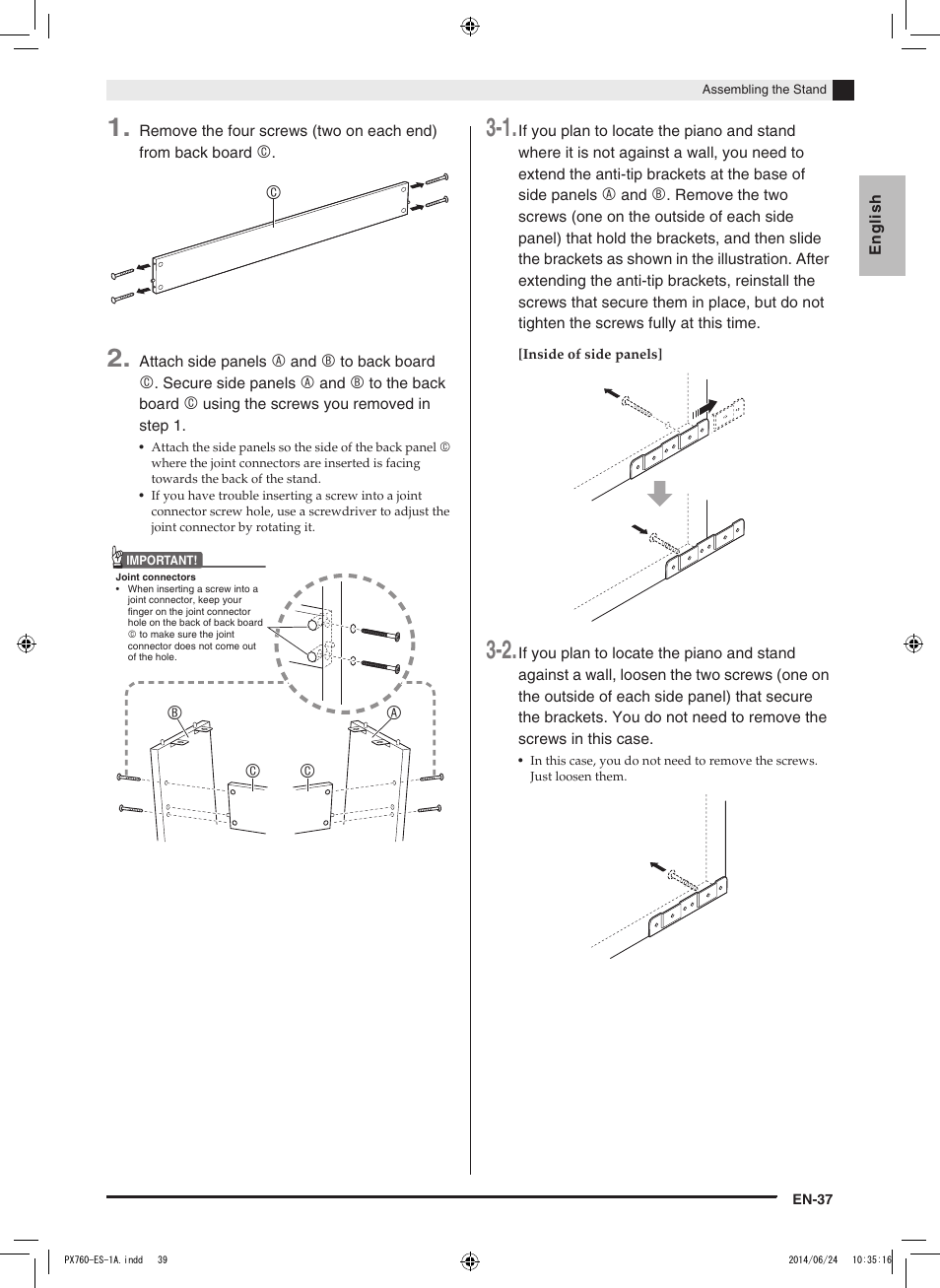 Ca b | Casio PX-760 User Manual | Page 39 / 50