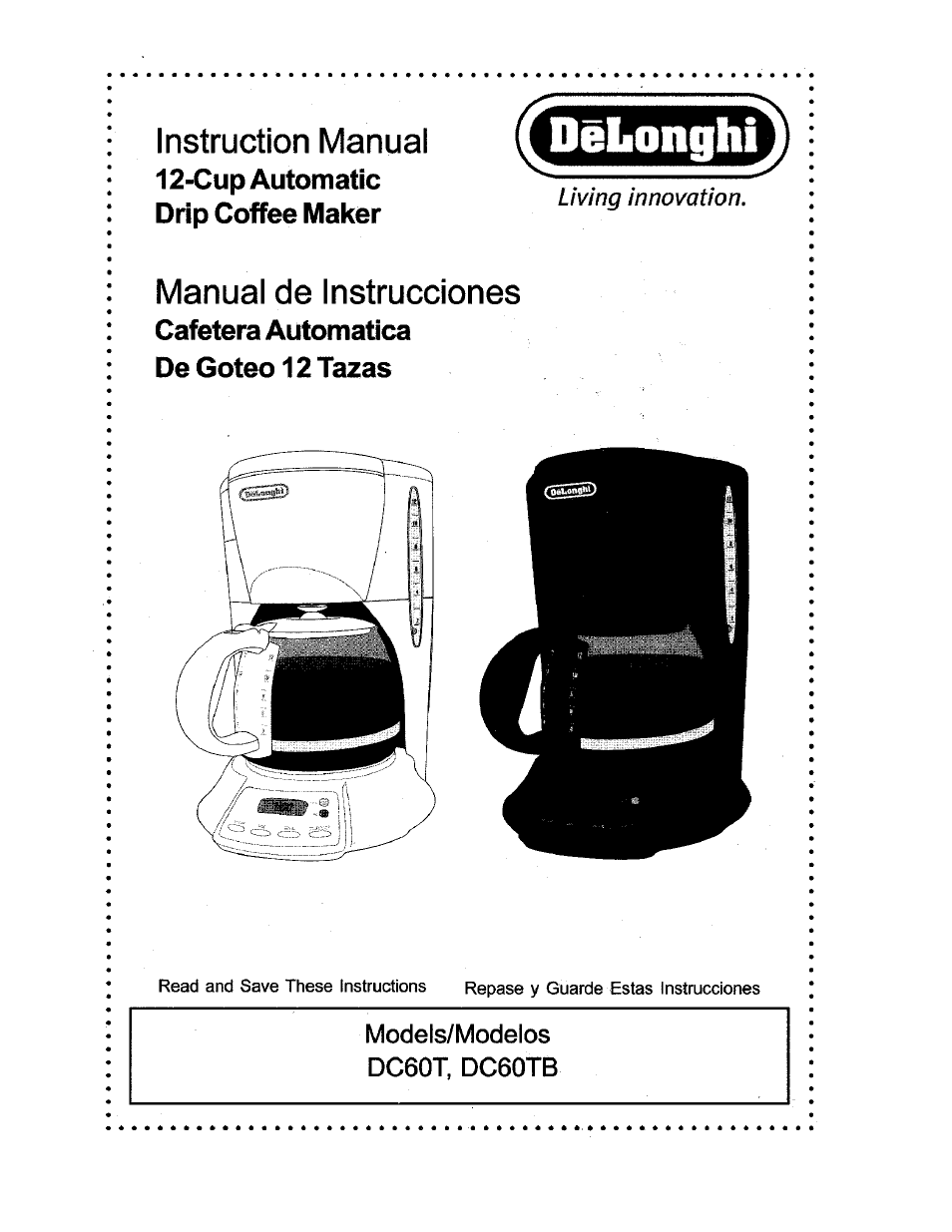 DeLonghi DC60T User Manual | 5 pages