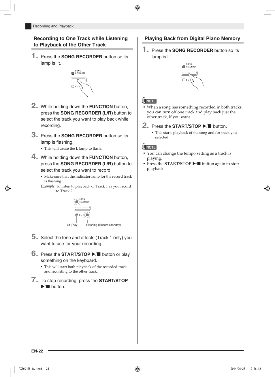 Casio PX-860 User Manual | Page 23 / 67