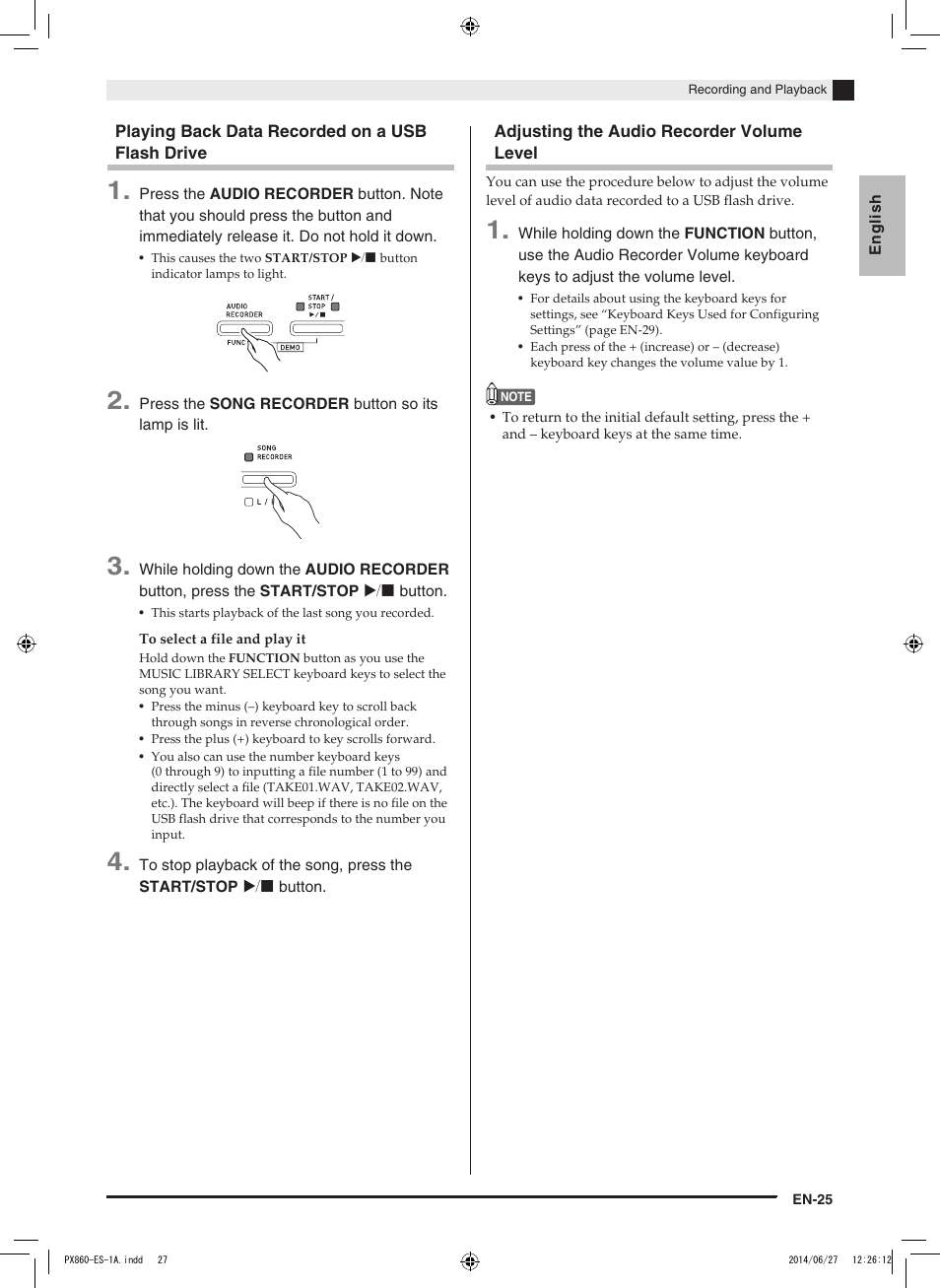 Casio PX-860 User Manual | Page 26 / 67