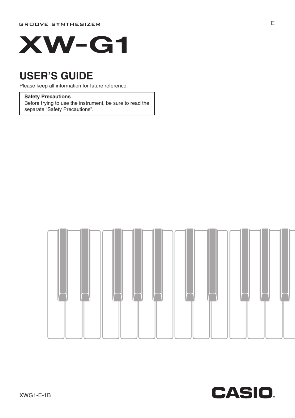 Casio XW-G1 User Manual | 108 pages