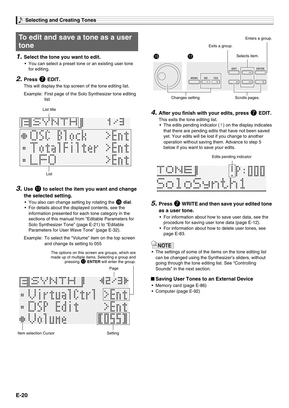 Br bp | Casio XW-G1 User Manual | Page 22 / 108