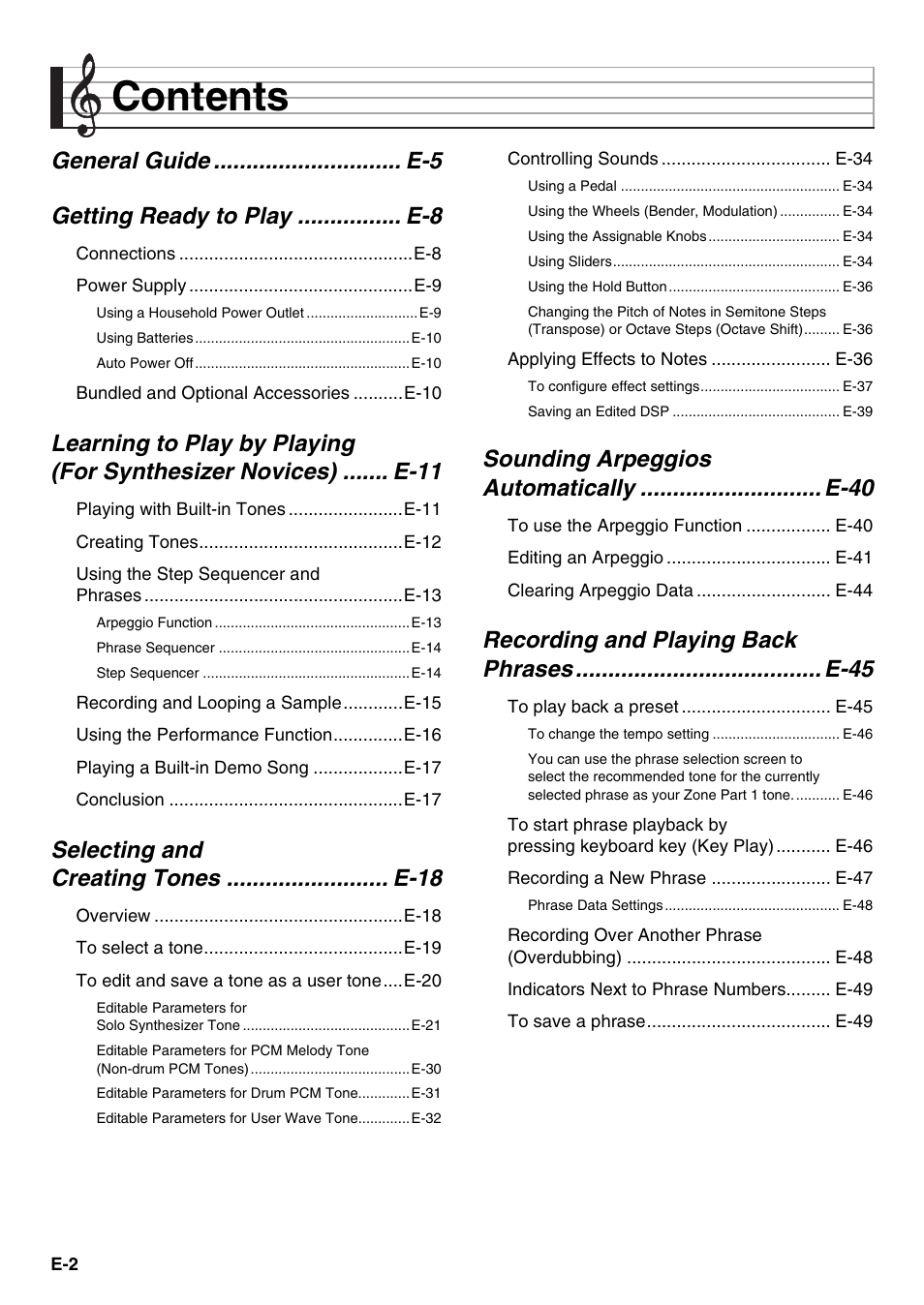 Casio XW-G1 User Manual | Page 4 / 108