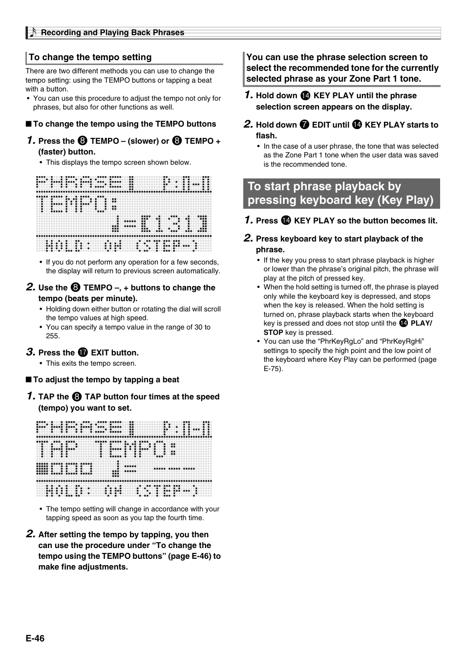 Casio XW-G1 User Manual | Page 48 / 108