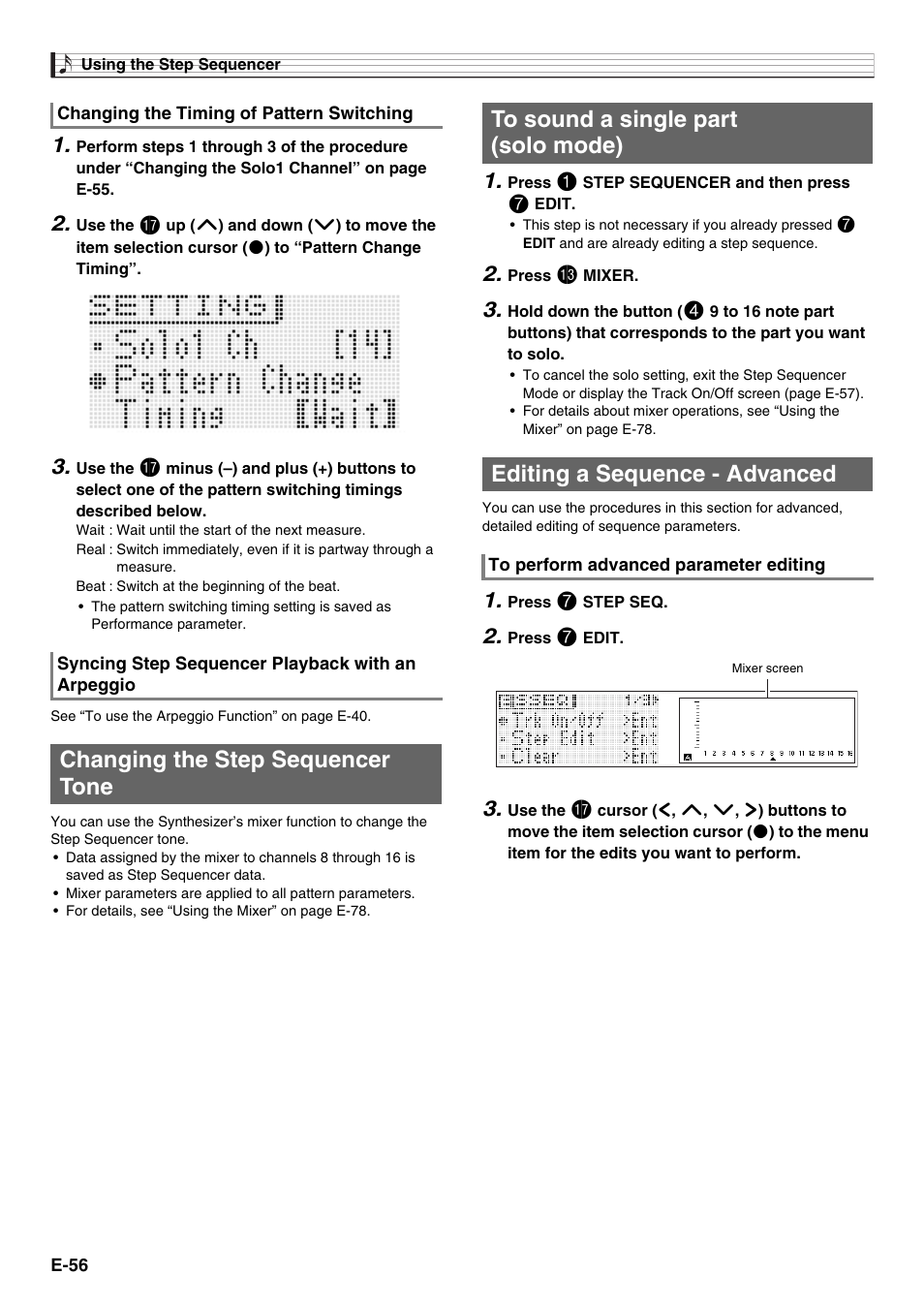 Casio XW-G1 User Manual | Page 58 / 108