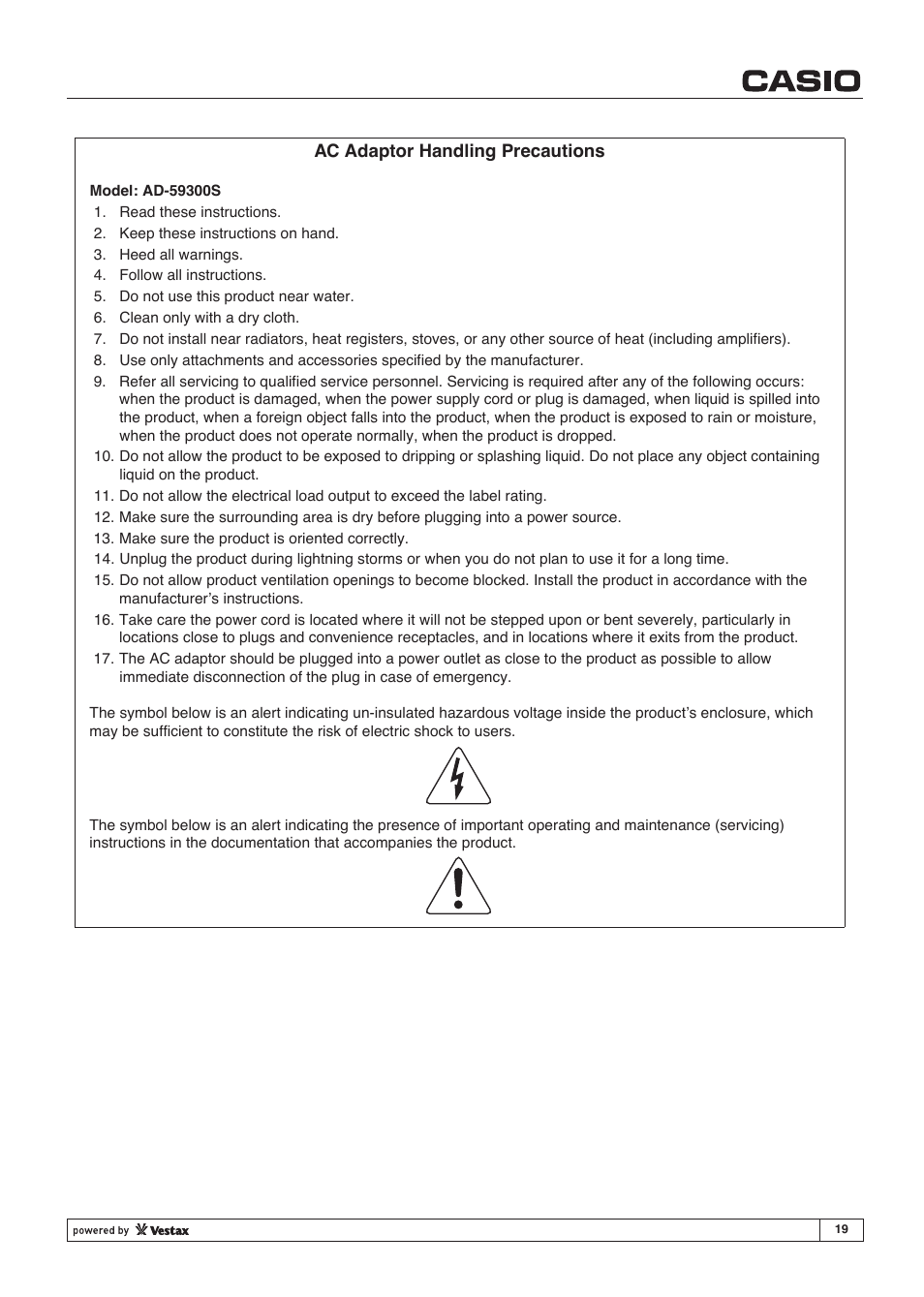 Casio XW-J1 User Manual | Page 19 / 20