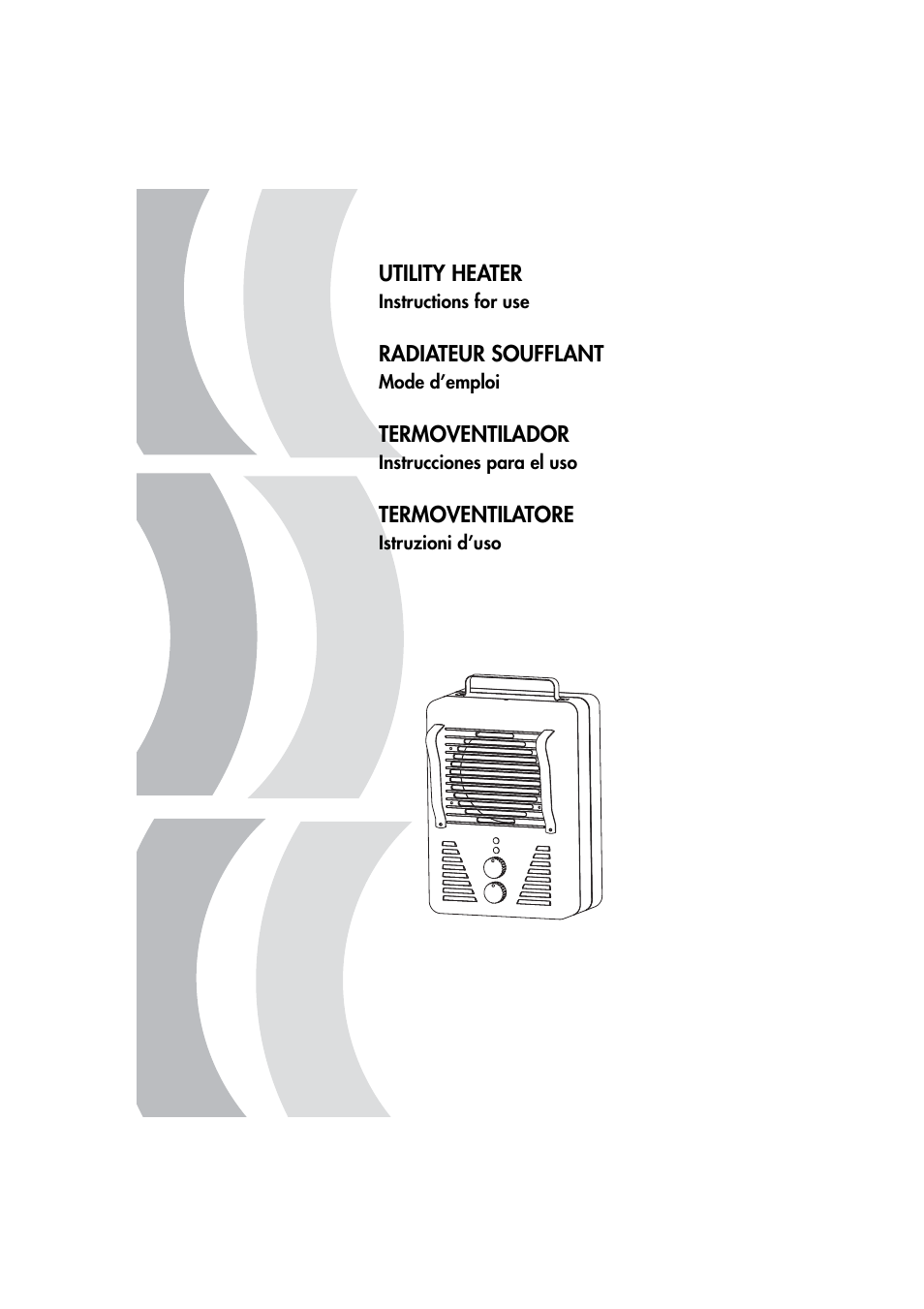 DeLonghi Utility Heater User Manual | 6 pages