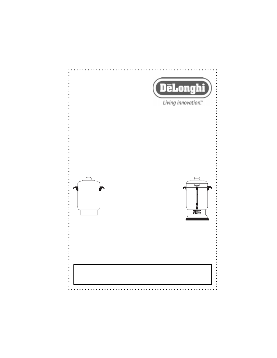 DeLonghi DCU70-70B User Manual | 20 pages