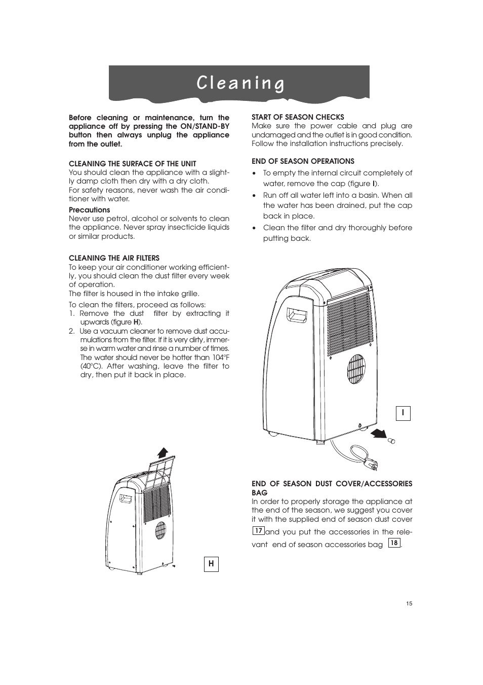 DeLonghi PAC-A130HPE User Manual | Page 12 / 15