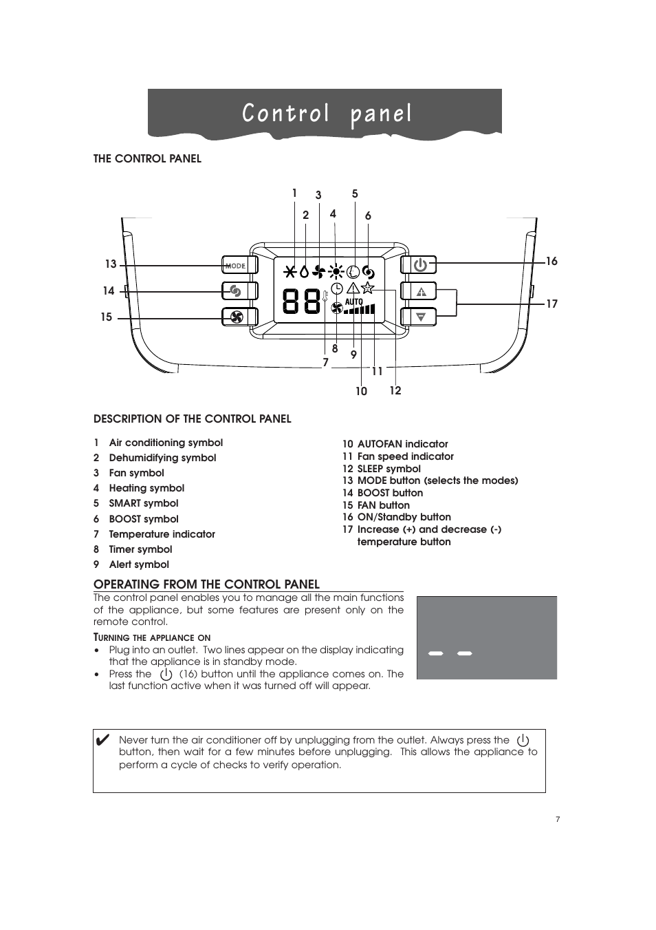 DeLonghi PAC-A130HPE User Manual | Page 4 / 15