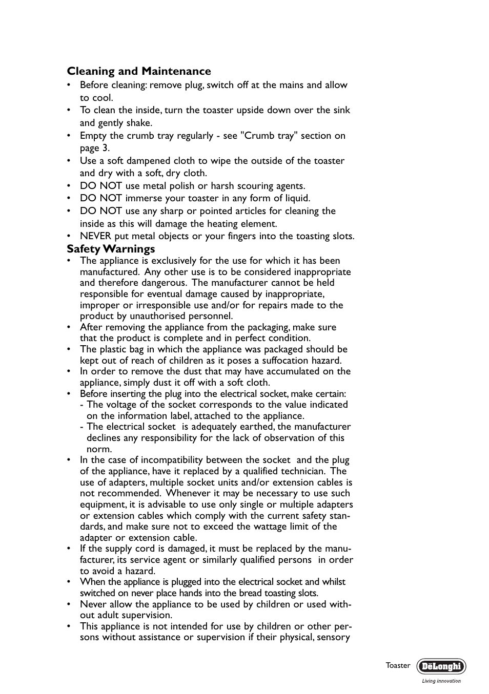 DeLonghi CT04R User Manual | Page 5 / 8