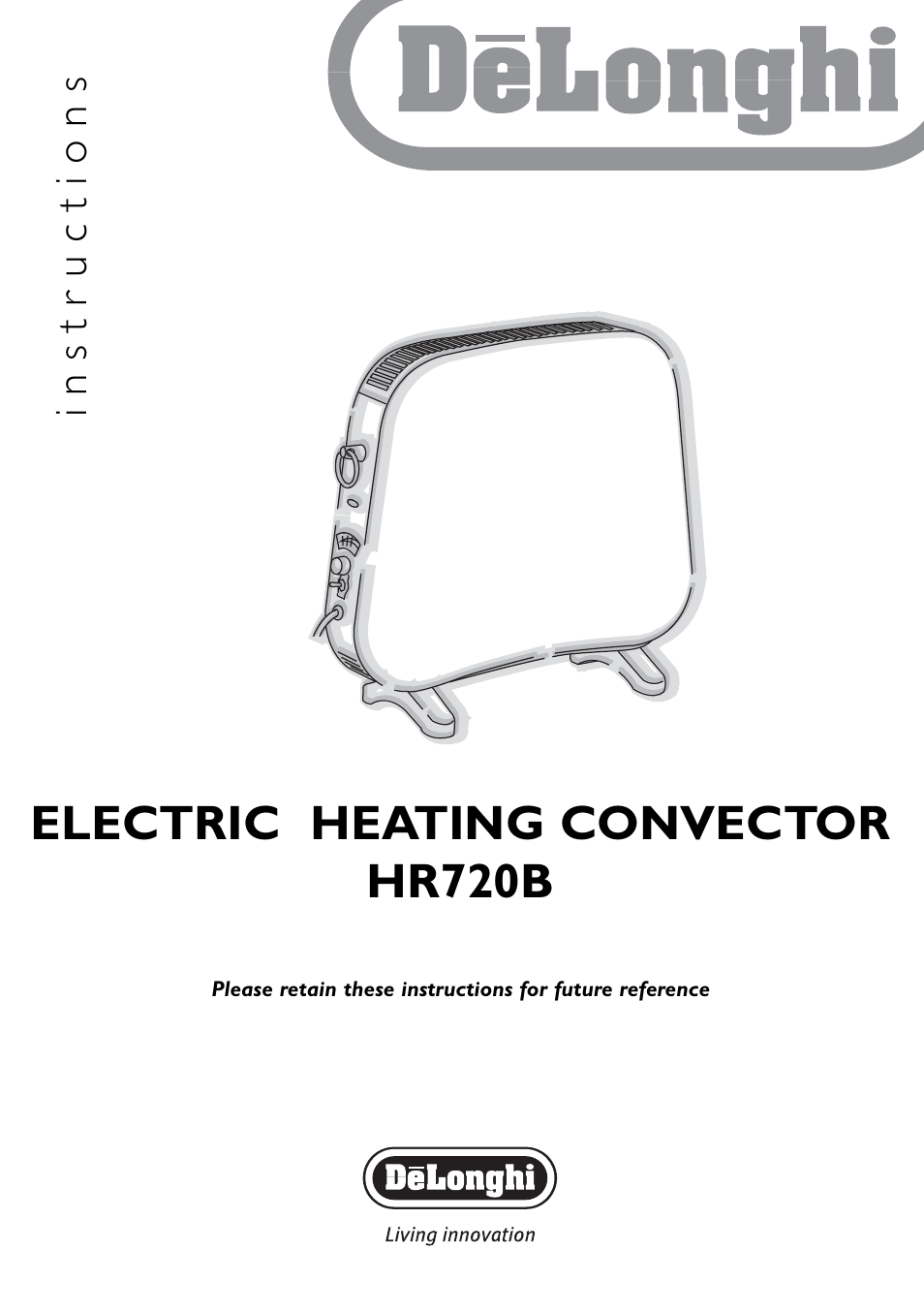 DeLonghi HR720B User Manual | 6 pages