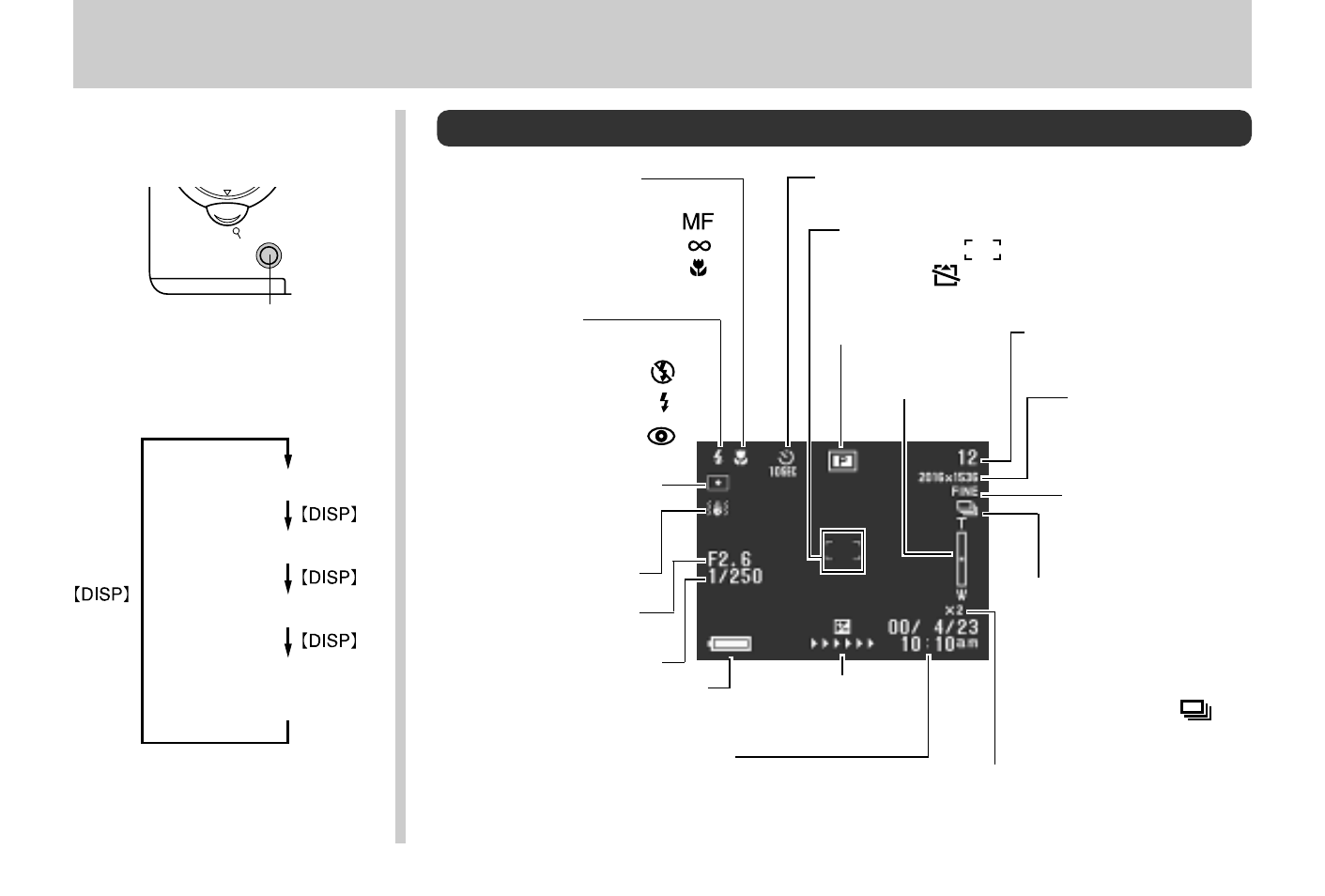Monitorbildschirm, G-31 | Casio QV-3EX User Manual | Page 30 / 122