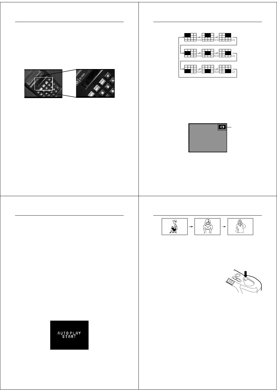 Using the zoom function, Using auto play | Casio QV-30 User Manual | Page 11 / 18