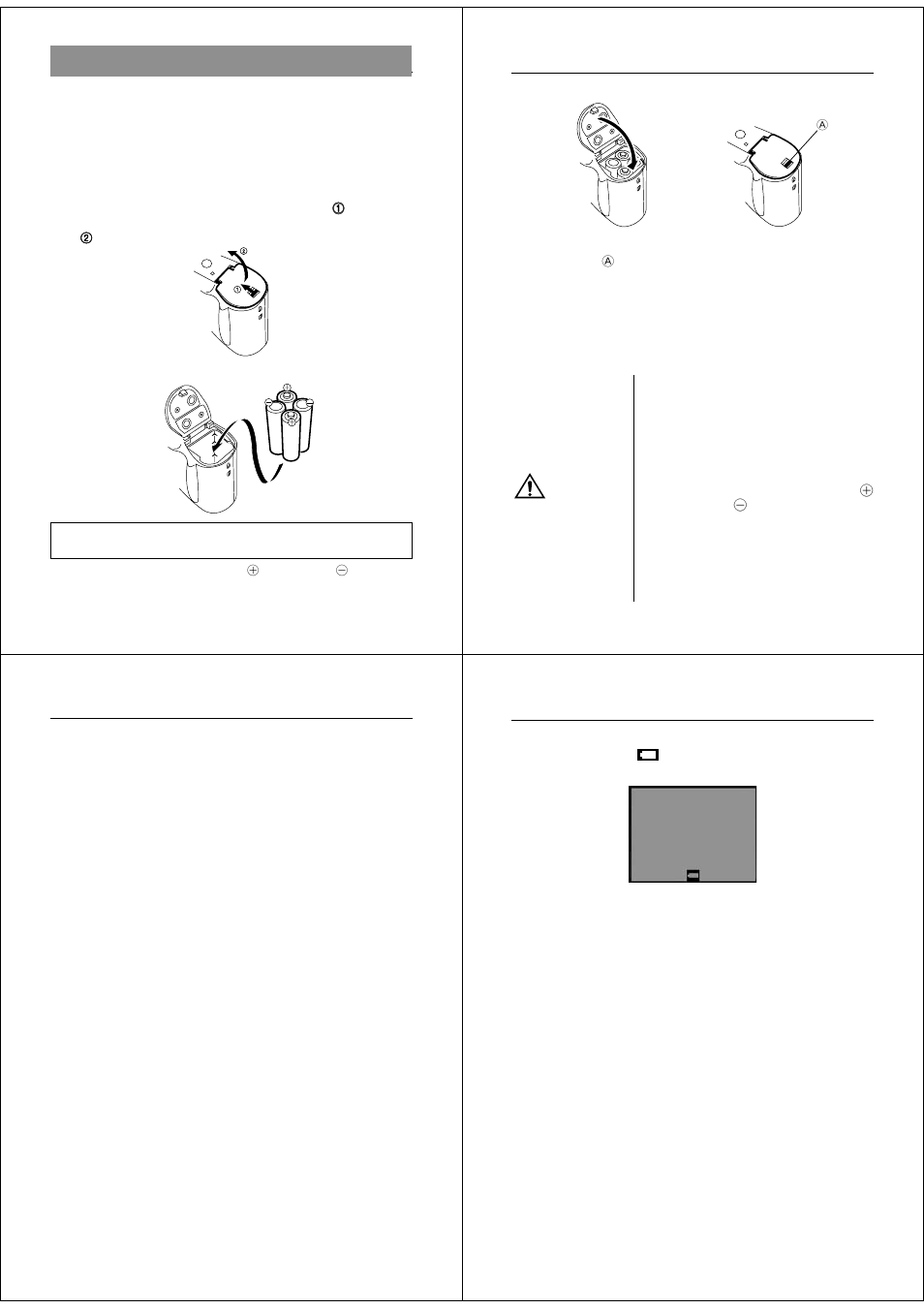 Power supply, Caution | Casio QV-30 User Manual | Page 4 / 18