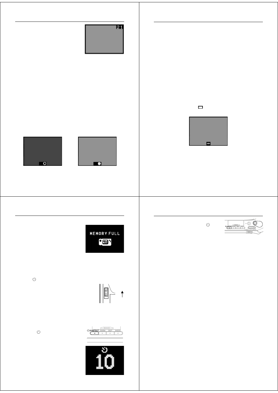 Using the self-timer | Casio QV-30 User Manual | Page 8 / 18