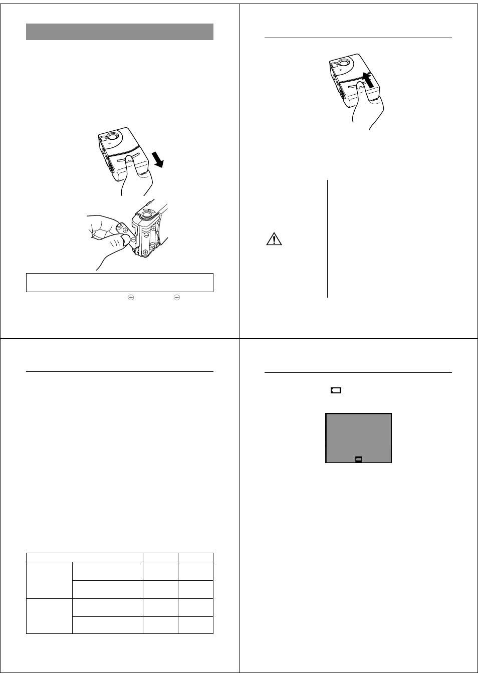 Power supply 2, Caution | Casio QV-70. User Manual | Page 4 / 18