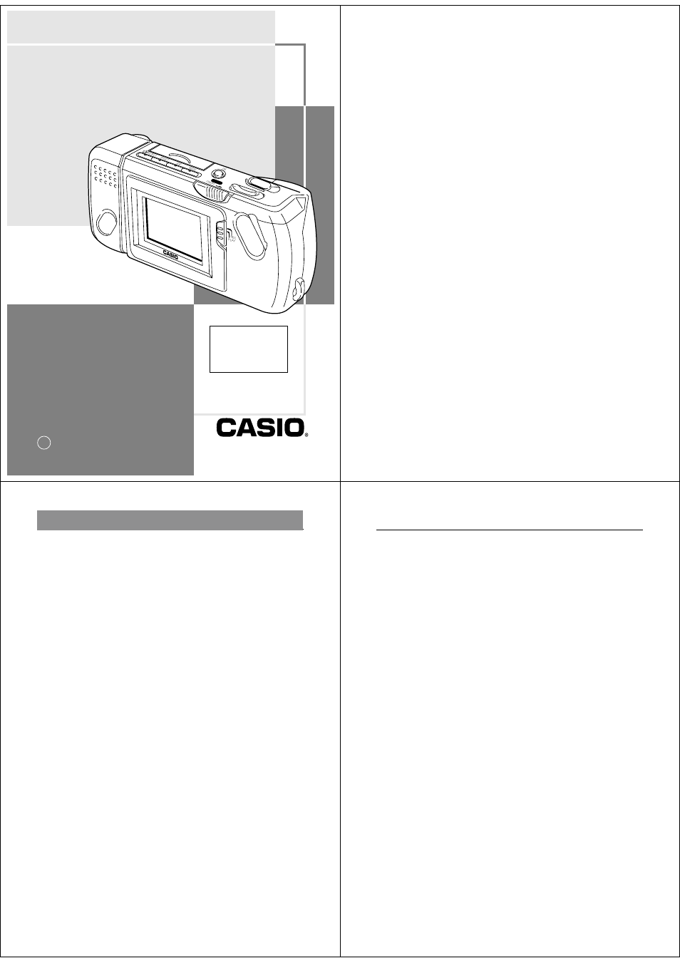 Casio QV-200. User Manual | 19 pages