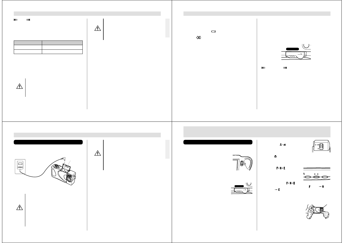 Recording | Casio QV-770. User Manual | Page 5 / 19