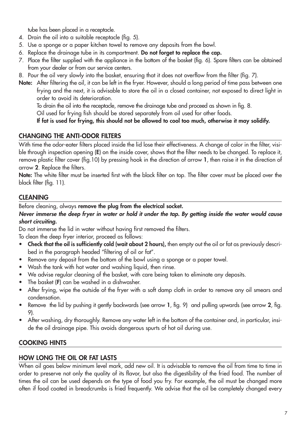 DeLonghi D677UX User Manual | Page 7 / 10