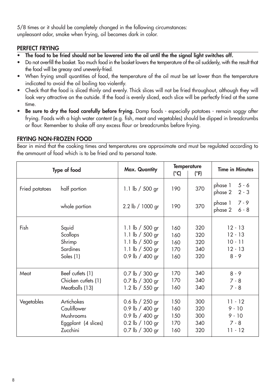 DeLonghi D677UX User Manual | Page 8 / 10