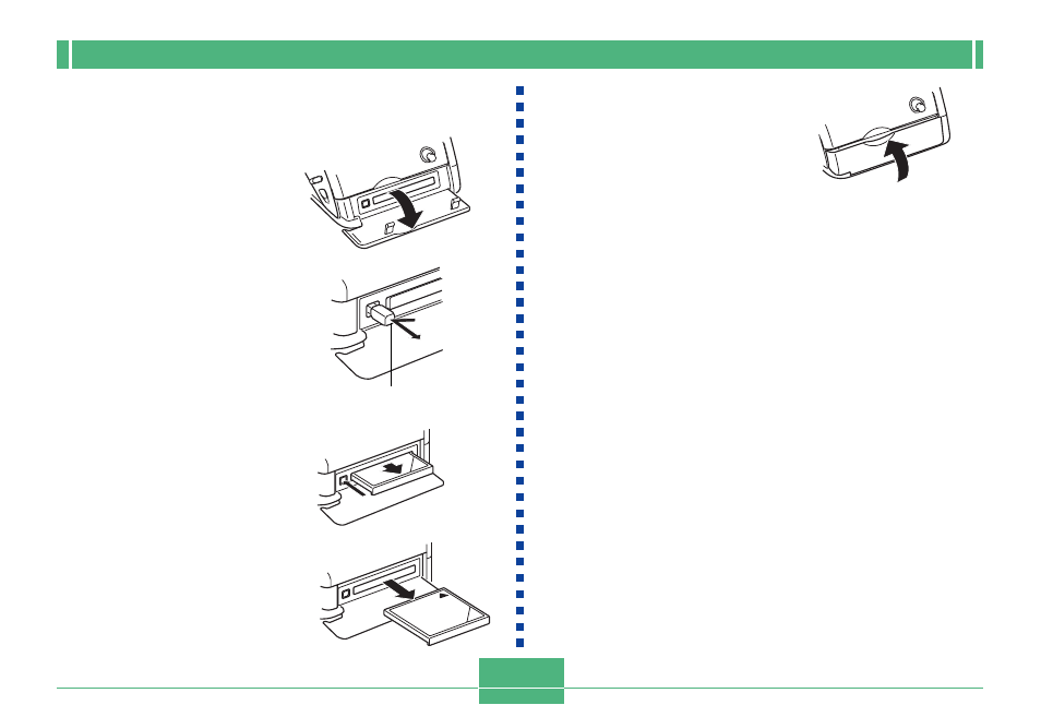 Removing a memory card from the camera, E-39 5 | Casio QV-2300UX User Manual | Page 39 / 151