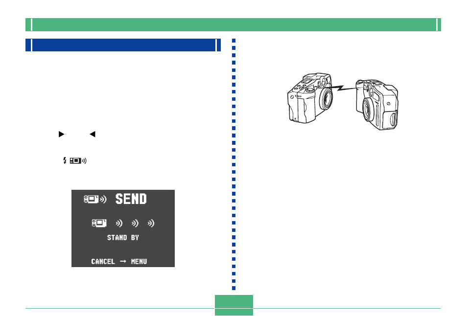 Sending data, E-104, E-104 4 | Casio QV-3000EX/Ir User Manual | Page 104 / 121