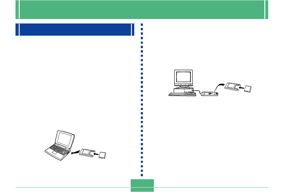 Using compactflash cards with your computer | Casio QV-3000EX/Ir User Manual | Page 106 / 121