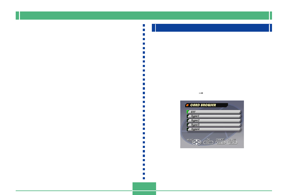 Card browser, E-109 | Casio QV-3000EX/Ir User Manual | Page 109 / 121