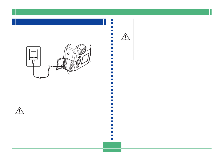 Using ac power, E-42 | Casio QV-3000EX/Ir User Manual | Page 42 / 121