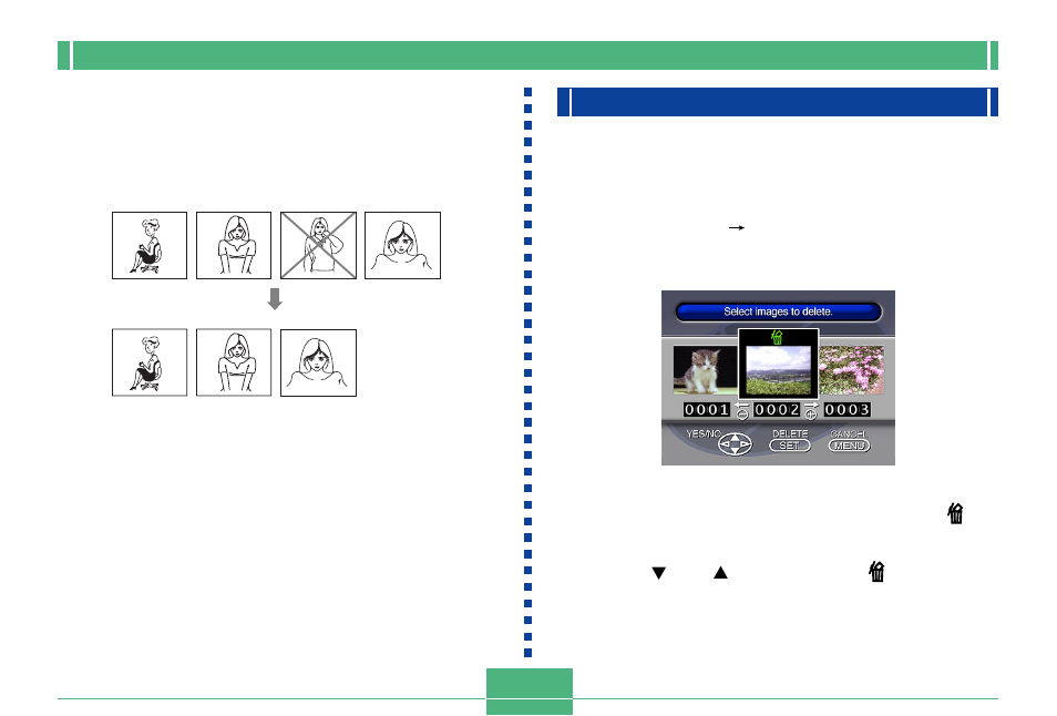 Deleting a single image, E-92 | Casio QV-3000EX/Ir User Manual | Page 92 / 121