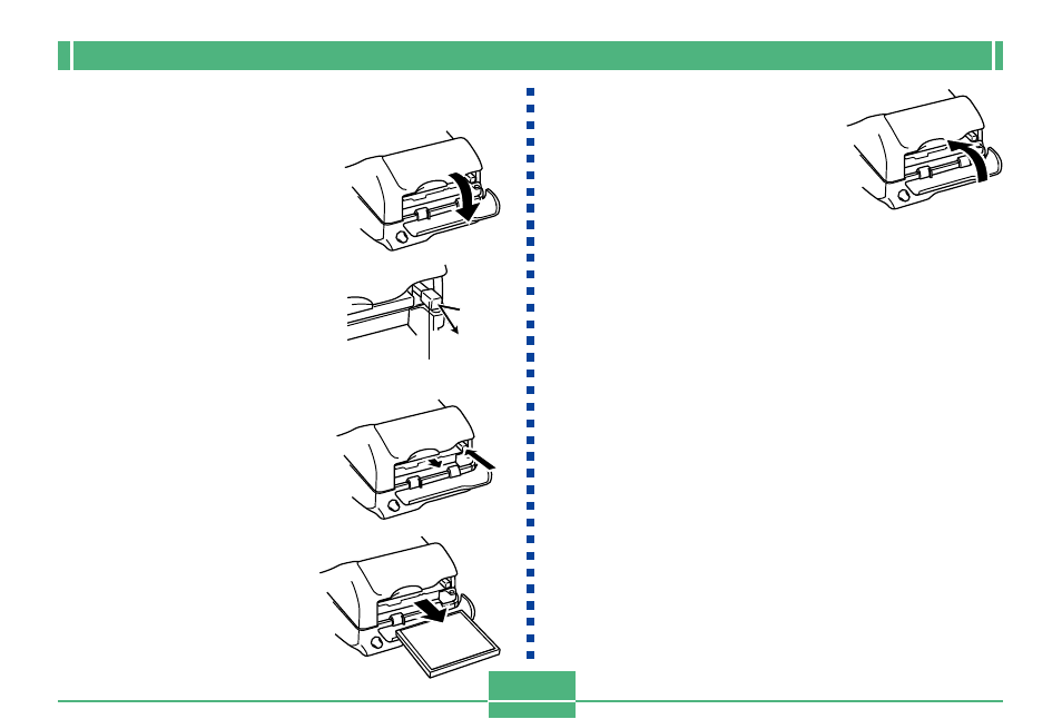 Removing a memory card from the camera, E-40 5 | Casio QV-3500EX 1 User Manual | Page 40 / 47