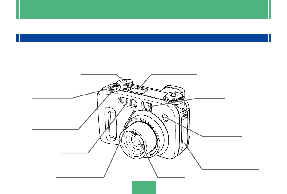 Getting acquainted, General guide, Front | E-17 | Casio QV-4000 1 User Manual | Page 17 / 53