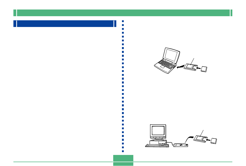 Using a memory card to transfer image data, E-140 | Casio QV-4000 3 User Manual | Page 32 / 54
