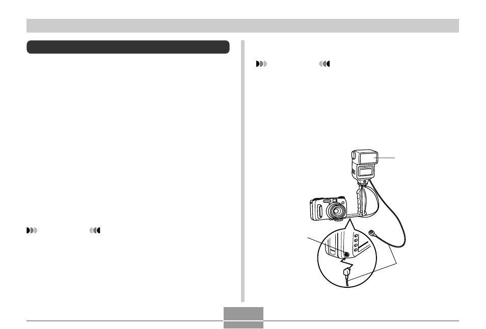 Using an external flash, External flash unit requirements, Attaching an external flash unit | Casio QV-5700 2 User Manual | Page 51 / 65