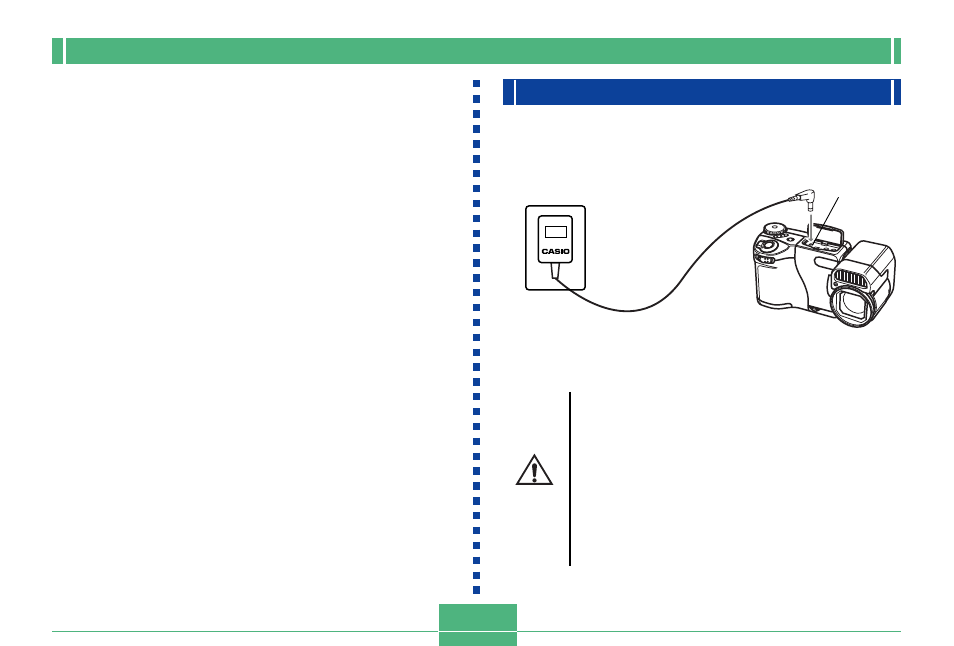 Using ac power, E-41, Auto power off (battery powered operation only) | Casio QV-8000SX User Manual | Page 41 / 120