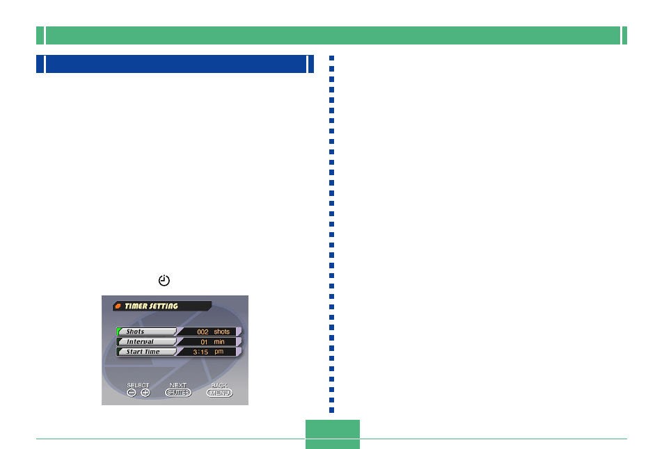 Using the timer, E-69 | Casio QV-8000SX User Manual | Page 69 / 120
