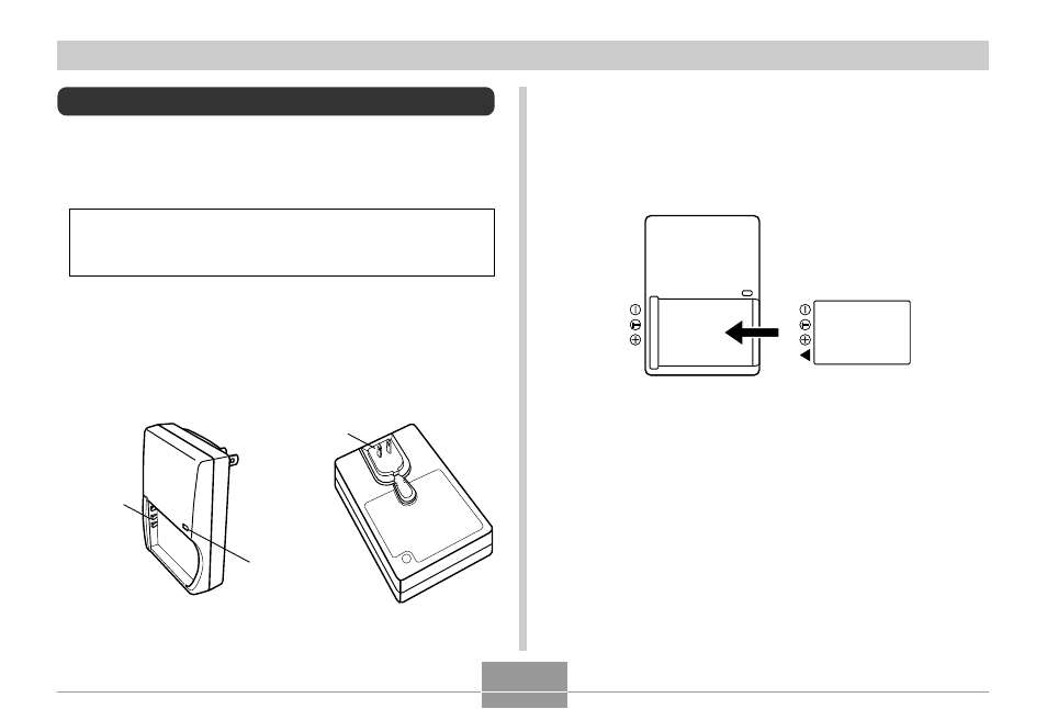 Power requirements, Using the charger unit, Charger unit general guide | Attaching the battery to the charger unit | Casio QV-R3 1 User Manual | Page 23 / 52