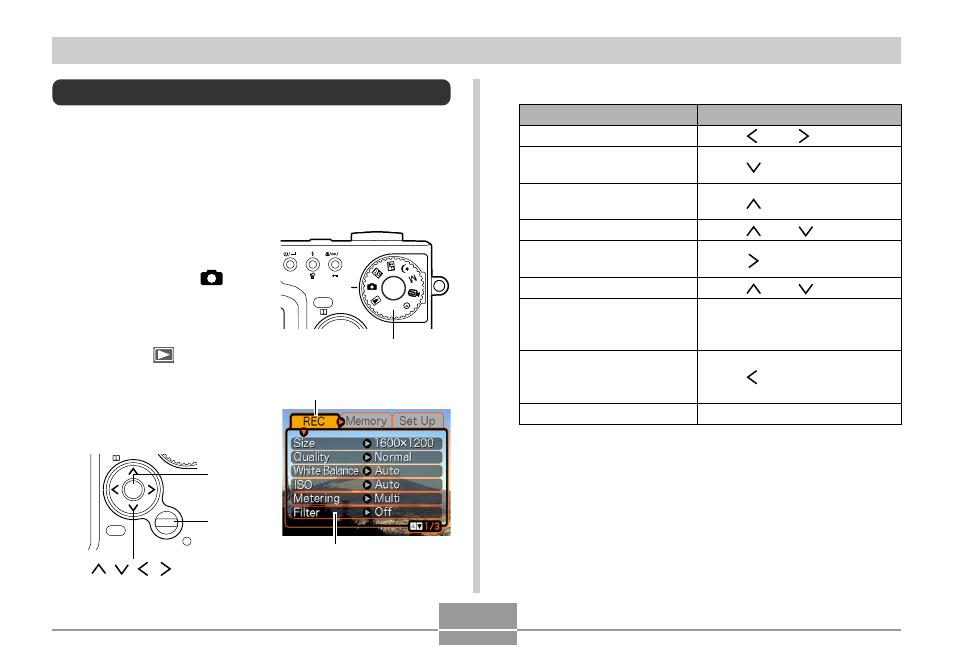 Using the on-screen menus, Press menu | Casio QV-R3 1 User Manual | Page 34 / 52