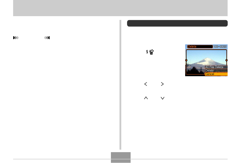 Deleting files, Deleting a single file | Casio QV-R3 2 User Manual | Page 37 / 51