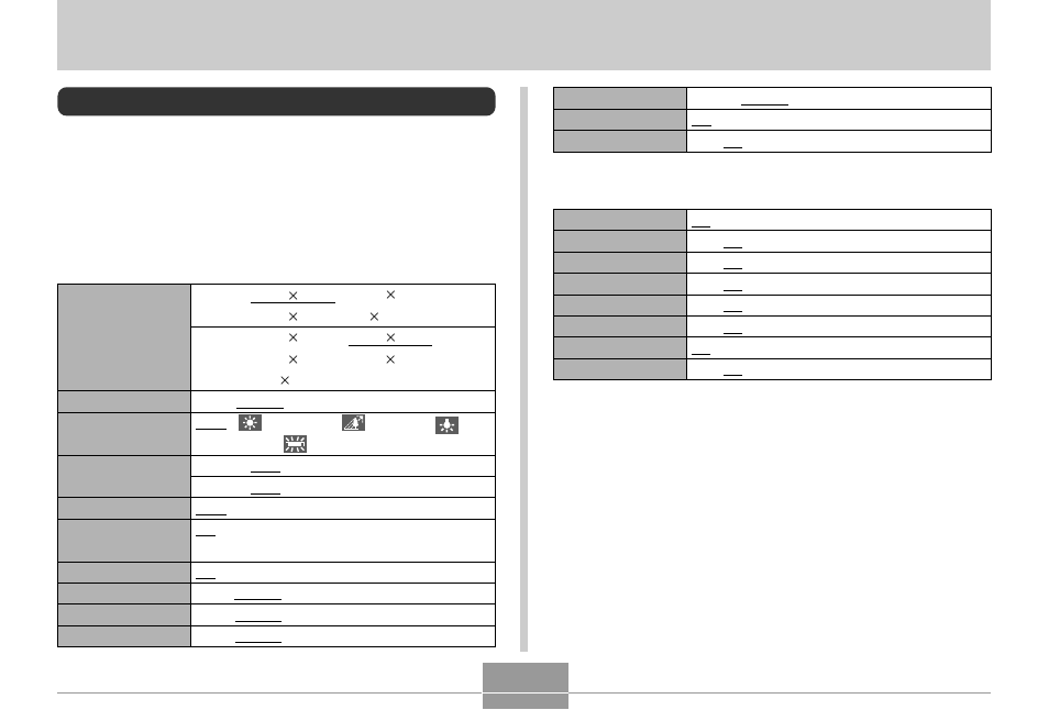 Appendix, Menu reference, Recording mode menu | Casio QV-R3 3 User Manual | Page 28 / 40