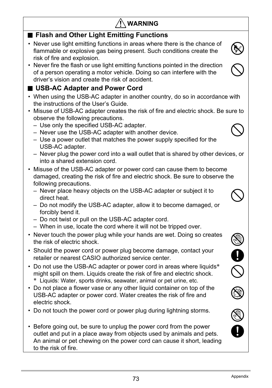 Casio QV-R80 User Manual | Page 73 / 94