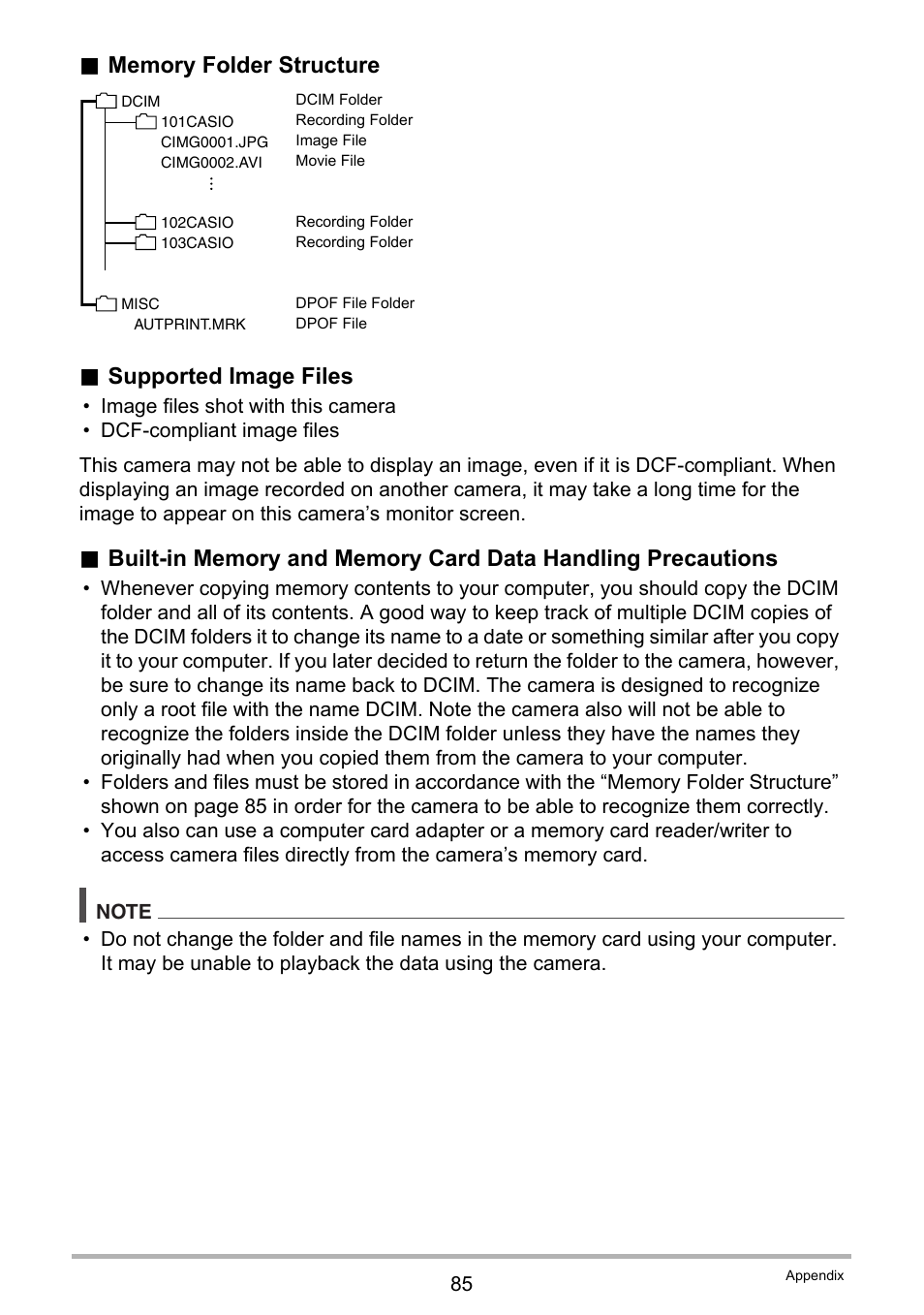 Casio QV-R80 User Manual | Page 85 / 94