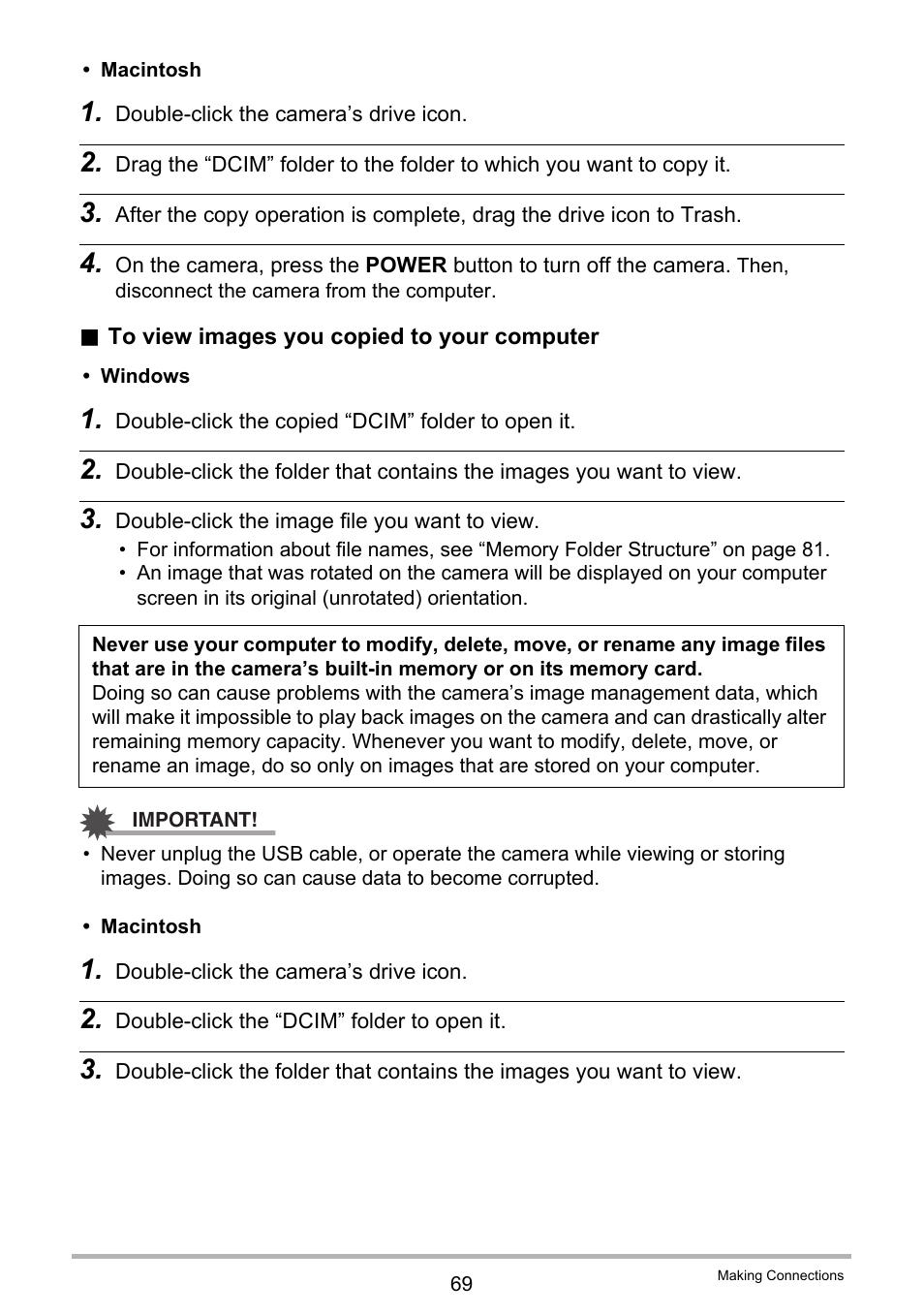 Casio QV-R100 User Manual | Page 69 / 89