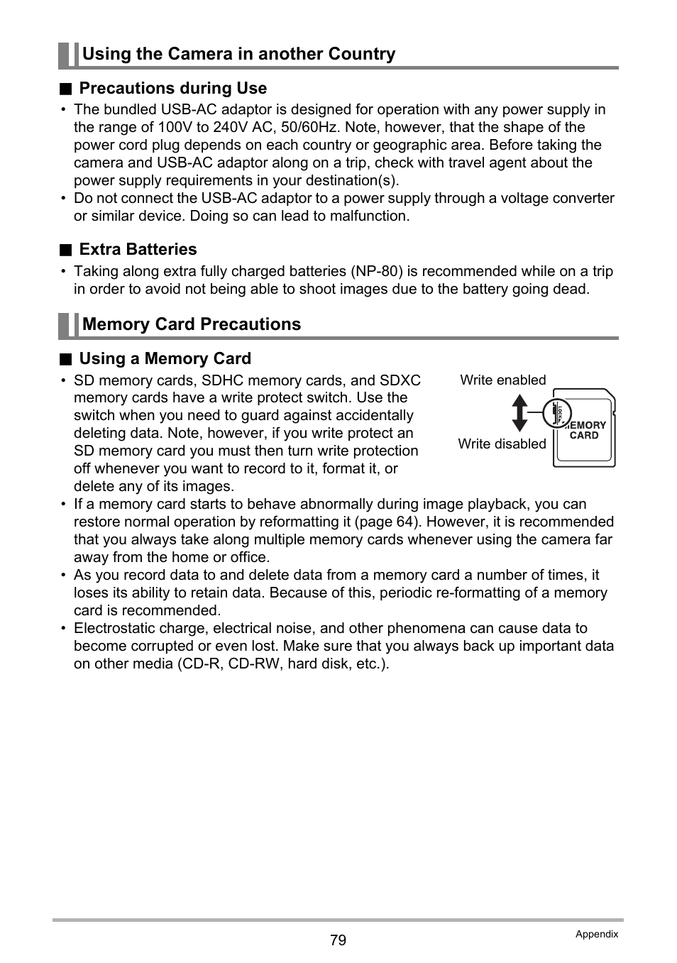 Casio QV-R100 User Manual | Page 79 / 89