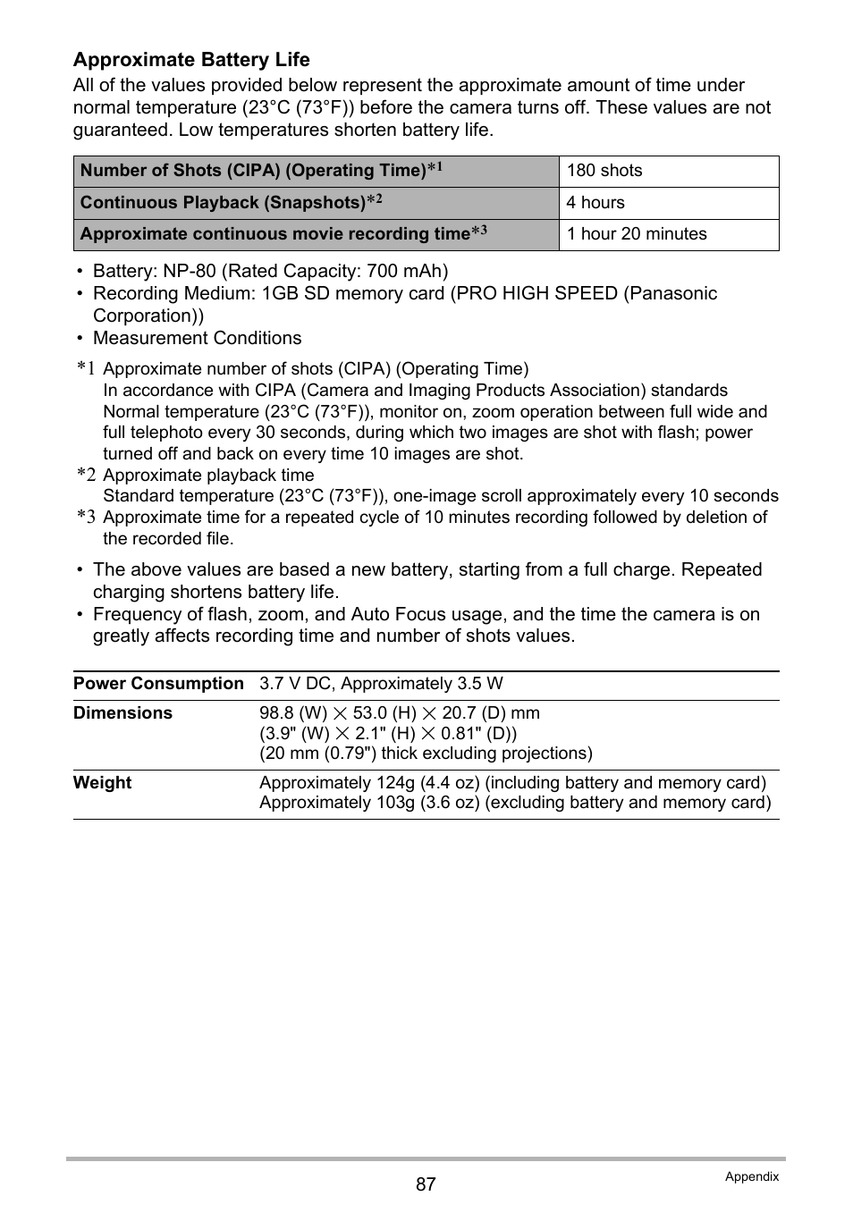 Casio QV-R100 User Manual | Page 87 / 89