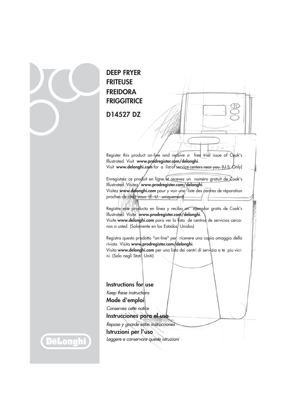 DeLonghi D14527DZ User Manual | 11 pages