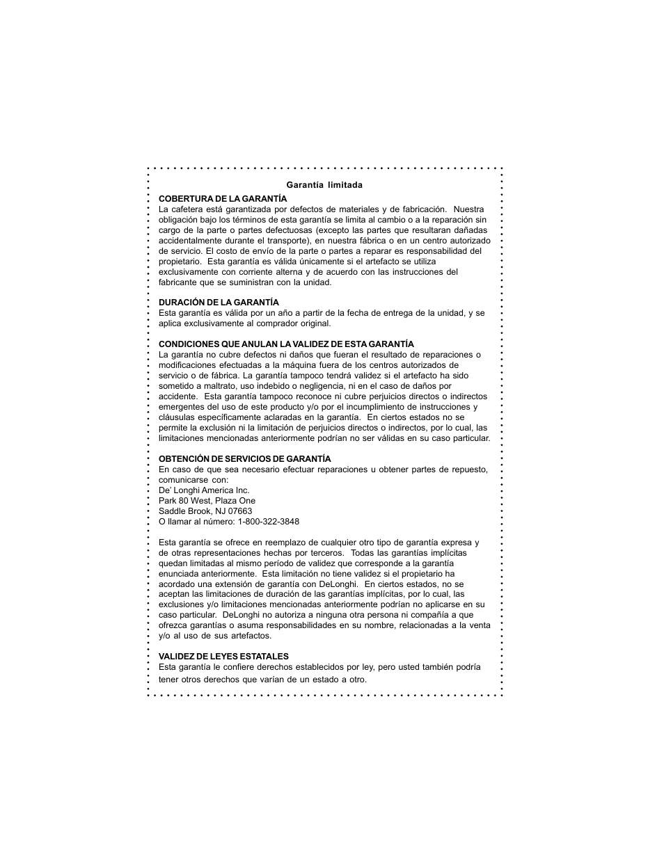 DeLonghi DC54TC User Manual | Page 48 / 50