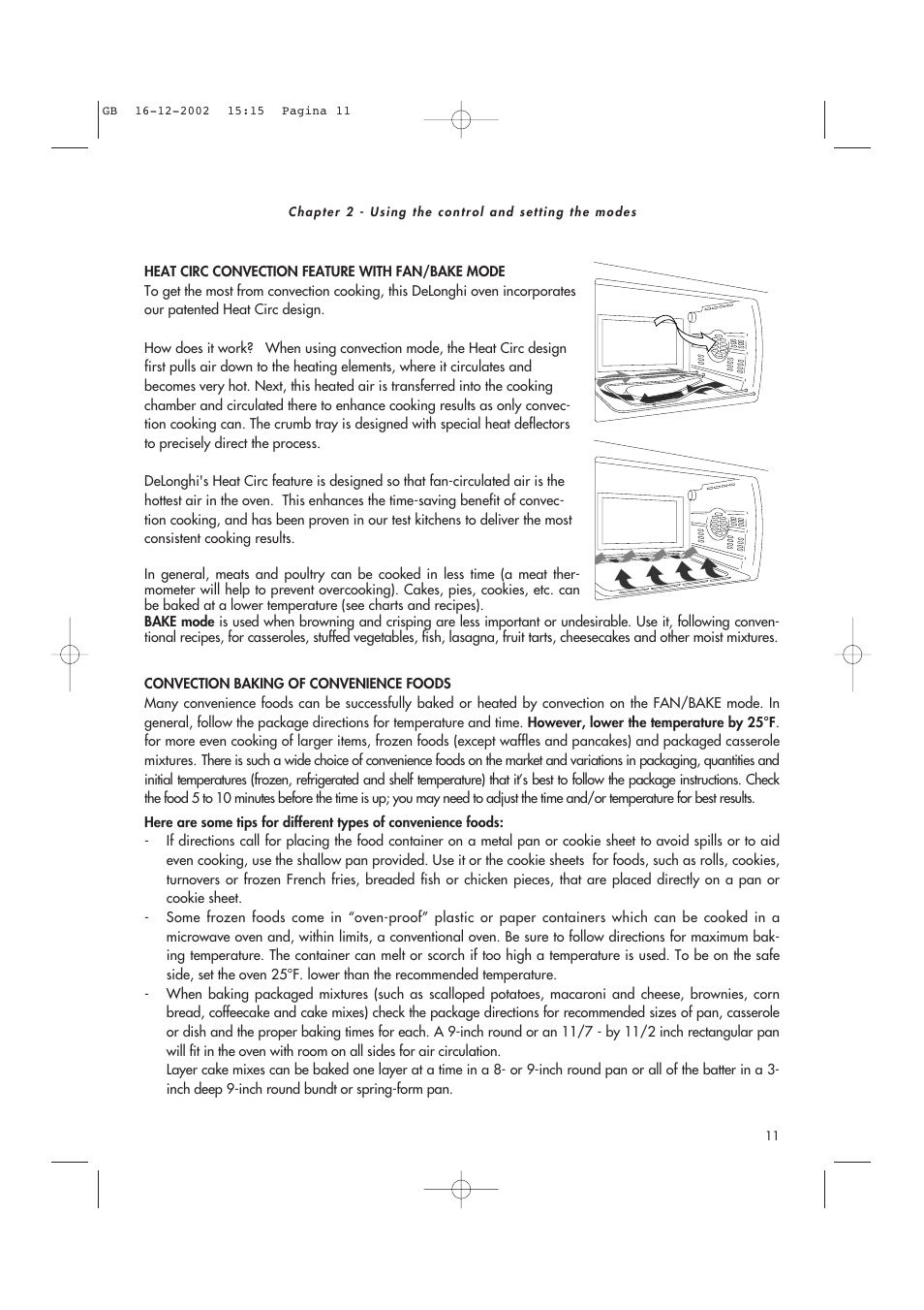 DeLonghi AD1099 User Manual | Page 11 / 21